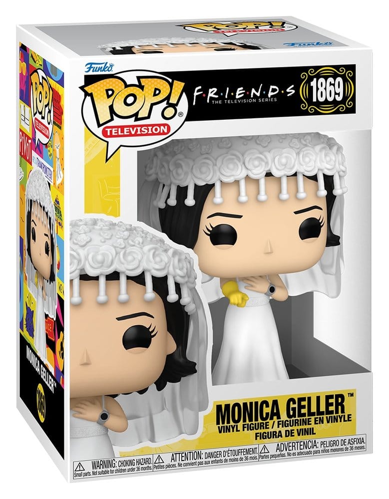 Monica Geller (Wedding Dress) Funko POP! Television figure in its Friends box, number 1869