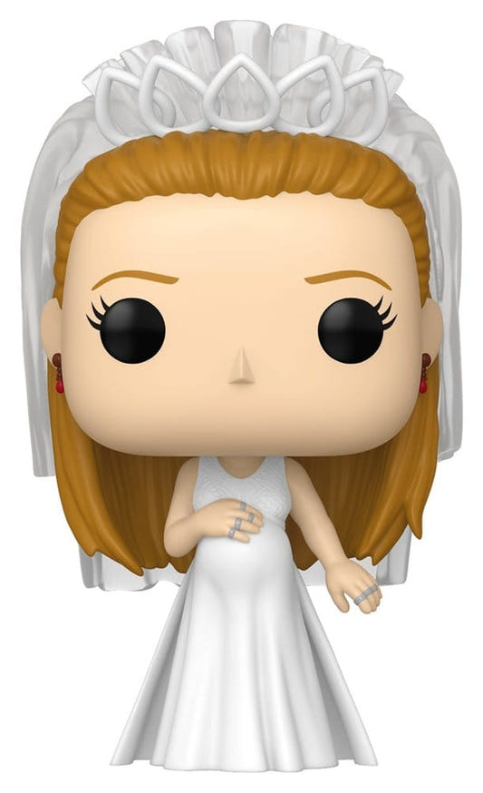 Funko POP! Phoebe Buffay from Friends in a white wedding dress with tiara and veil