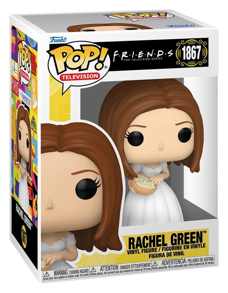Rachel Green (Wedding Dress) Funko POP! Television figure in its Friends box, number 1867