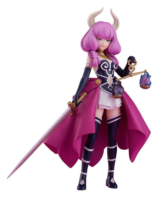 Good Smile Company Pop Up Parade Aura figure from Frieren with horns, sword and golden scales
