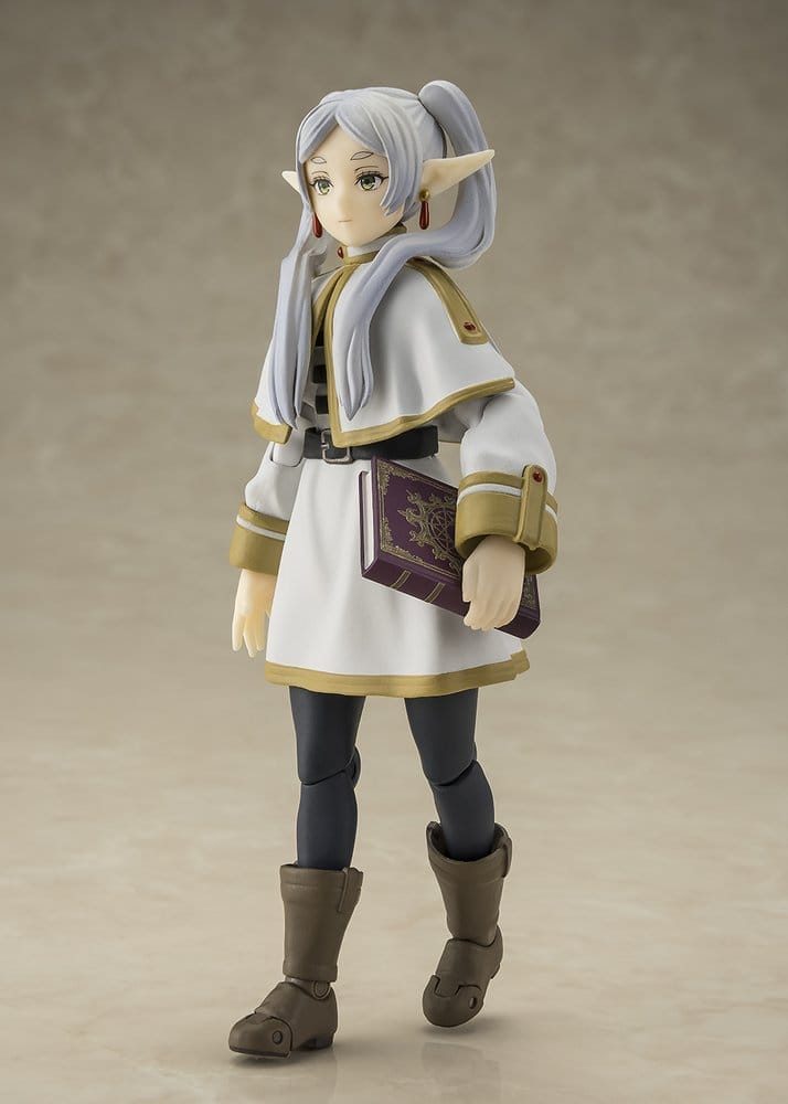 S.H.Figuarts Frieren figure holding a book, shown on the Stark product page