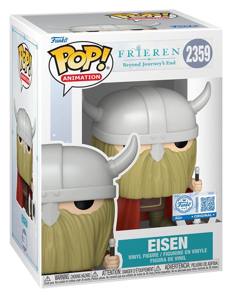 Frieren: Beyond Journey's End Funko POP! Animation 2359 Eisen vinyl figure in its display box