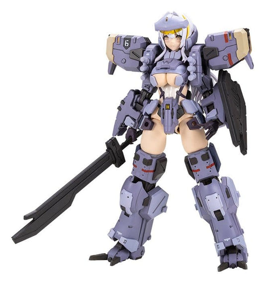 Kotobukiya Front Mission Zenith Girl Gray Ver. in armed mode with Keen Saber, cut-out front view