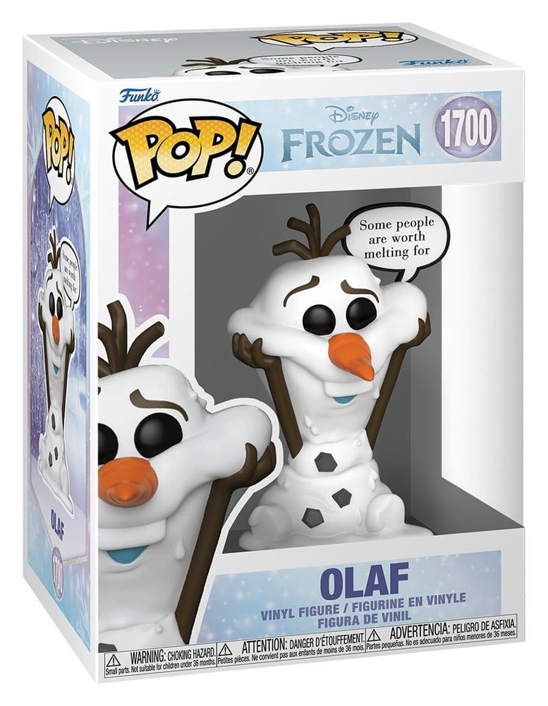 Olaf Funko POP! Sayings vinyl figure in its Disney Frozen window box, number 1700