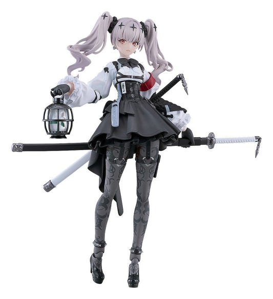 Max Factory figma Ruka from Fukashin Ryouiki holding a lantern with her sword across her hips