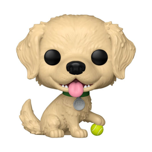 Funko Legacy Pets Golden Retriever Pop! vinyl figure sitting with a tennis ball, tongue out