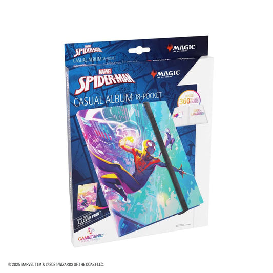 Gamegenic Magic: The Gathering Marvel's Spider-Man 18-Pocket Album - Spider-Man/Spider-Gwen card sleeves
