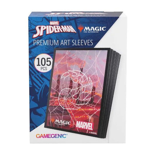 Gamegenic Magic: The Gathering Marvel's Spider-Man Premium Art Sleeves - Spider-Man Mountain card sleeves