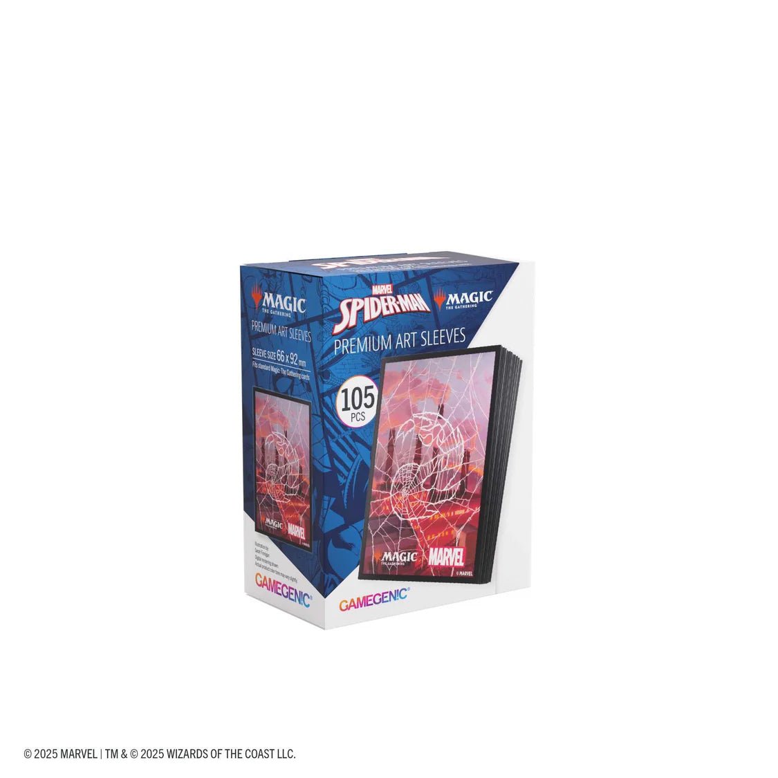 Gamegenic Magic: The Gathering Marvel's Spider-Man Premium Art Sleeves - Spider-Man Mountain - Loaded Dice