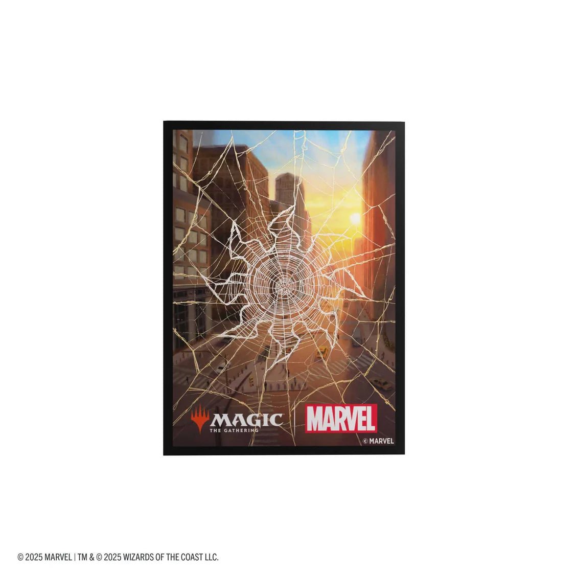 Gamegenic Magic: The Gathering Marvel's Spider-Man Premium Art Sleeves - Spider-Man Plains - Loaded Dice