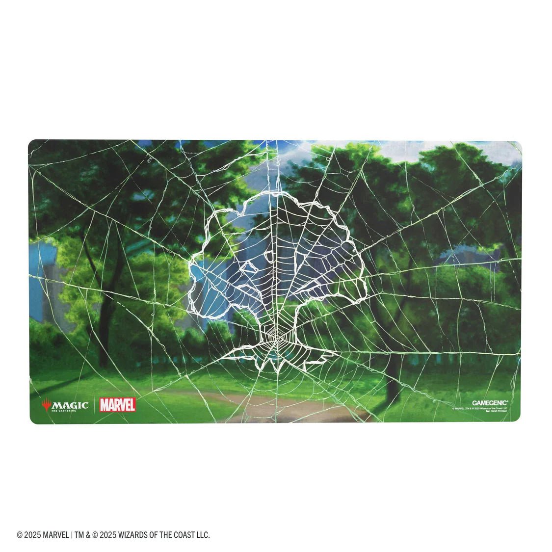 Gamegenic Magic: The Gathering Marvel's Spider-Man Shiny Playmat - Spider-Man Forest - Loaded Dice