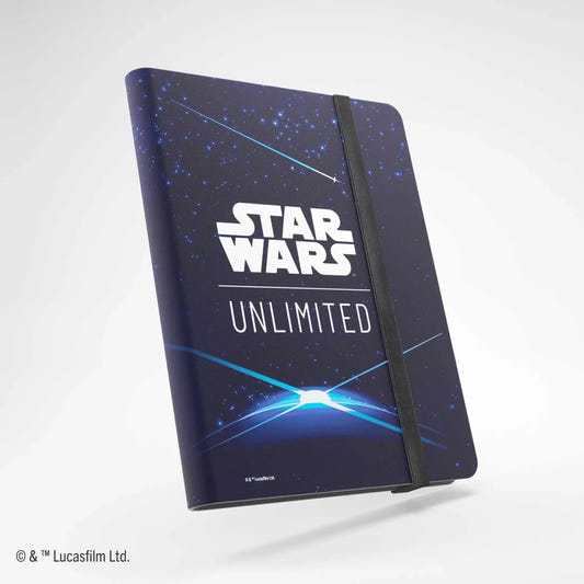 Gamegenic Star Wars: Unlimited 18-Pocket Album - Card Back Blue card binder