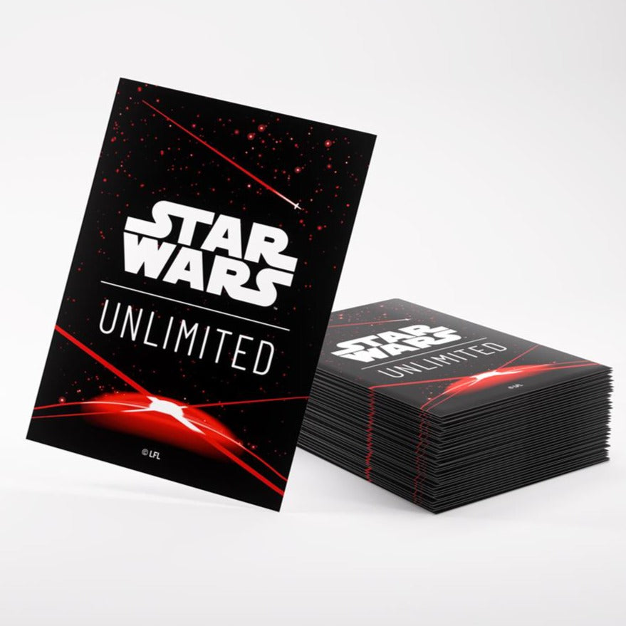 UNIT Gamegenic Star Wars: Unlimited Art Sleeves - Space Red - Release Date March 2024 - Loaded Dice Barry Vale of Glamorgan CF64 3HD