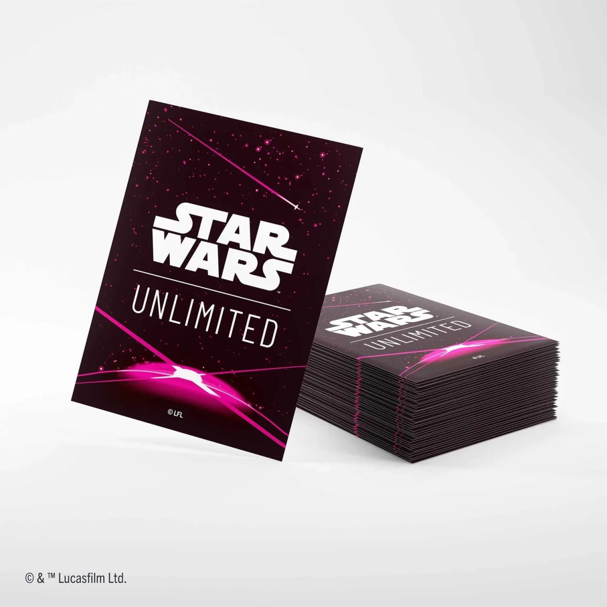 Gamegenic Star Wars: Unlimited Premium Art Sleeves Card Back Magenta - Loaded Dice