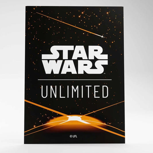 Gamegenic Star Wars: Unlimited Premium Art Sleeves Card Back Orange card sleeves