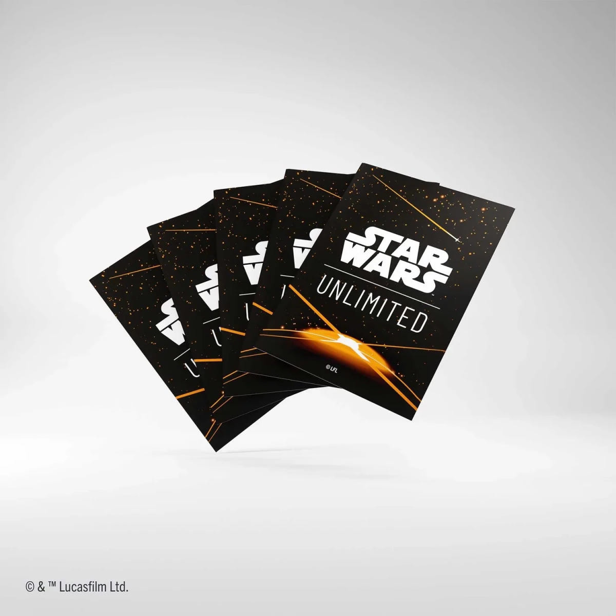 Gamegenic Star Wars: Unlimited Premium Art Sleeves Card Back Orange - Loaded Dice