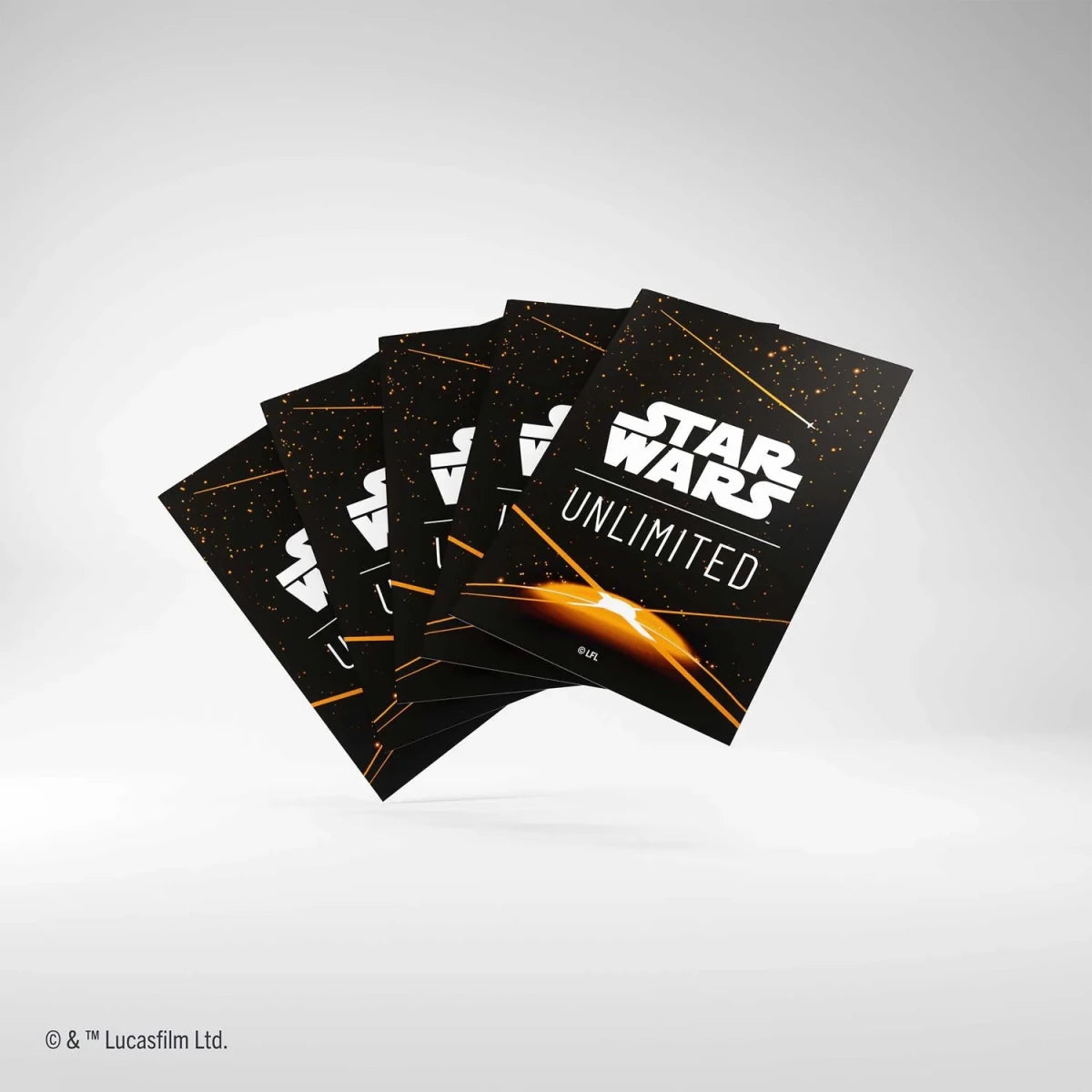 Gamegenic Star Wars: Unlimited Premium Art Sleeves Card Back Orange - Loaded Dice