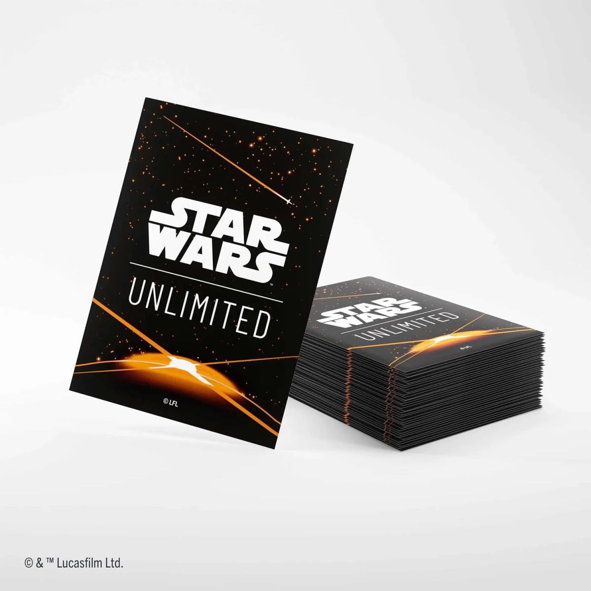 Gamegenic Star Wars: Unlimited Premium Art Sleeves Card Back Orange - Loaded Dice