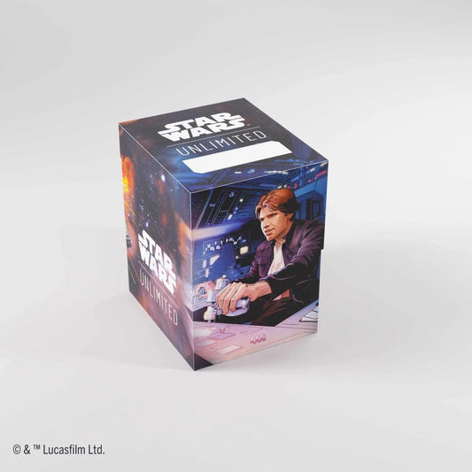 Gamegenic Star Wars: Unlimited Soft Crate - Han Solo/Millenium Falcon deck box