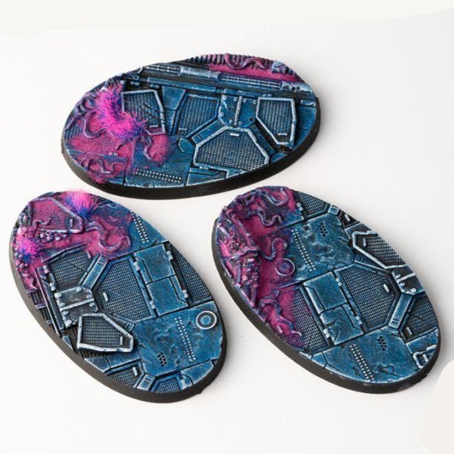 Gamers Grass Alien Infestation Oval Bases - 75mm (x3) - Loaded Dice