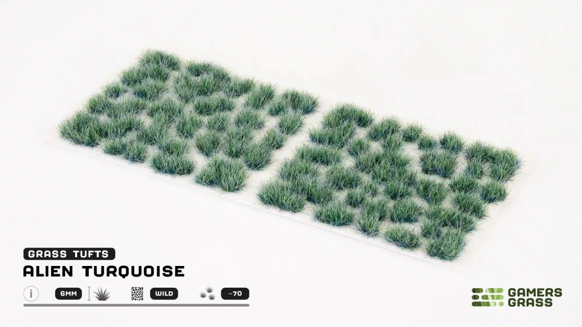 Gamers Grass Alien Turquoise 6mm - Loaded Dice