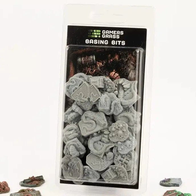 Gamers Grass Basing Bits Alien Infestation blister with unpainted eggs, tendrils and wreckage