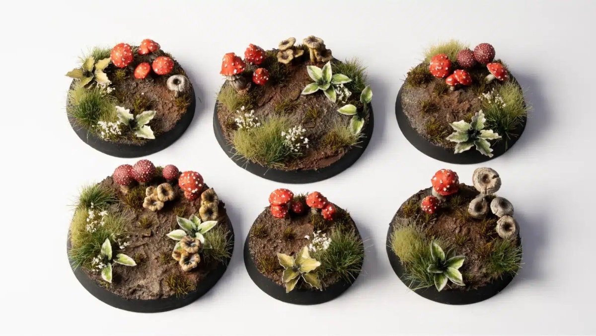 Gamers Grass Basing Bits - Forest Mushrooms - Loaded Dice