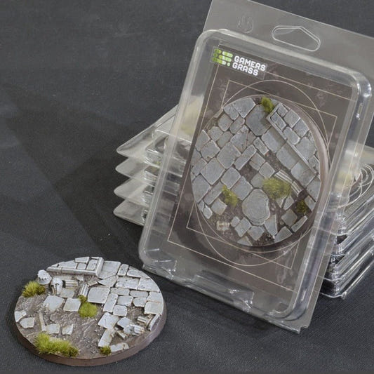 Gamers Grass Battle Ready Bases Temple Round 100mm (x1) - Loaded Dice