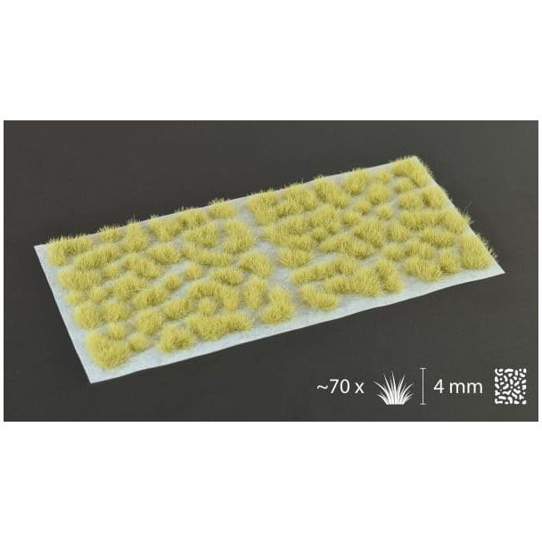 Gamers Grass Beige 4mm Wild tufts, self-adhesive sheet of around 70 dry grass tufts