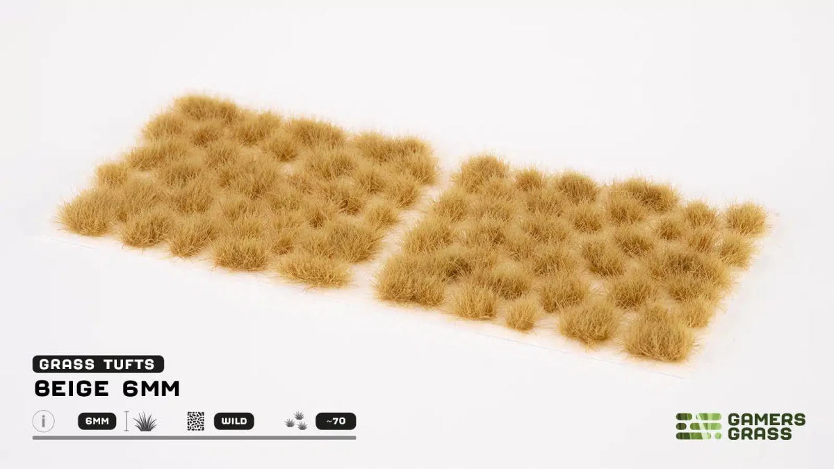 Gamers Grass Beige Wild Tufts 6mm - Loaded Dice