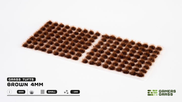 Gamers Grass Brown 4mm (Small) - Loaded Dice