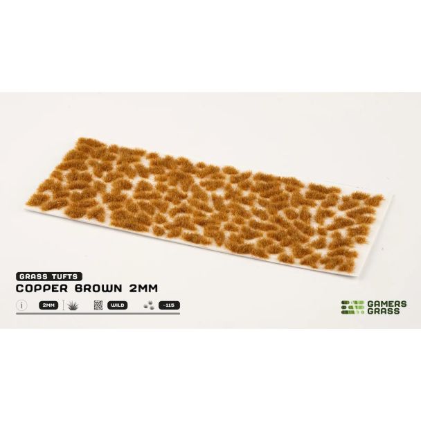 Gamers Grass Copper Brown 2mm - Loaded Dice