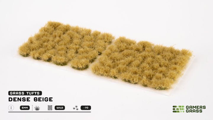 Gamers Grass Dense Beige 6mm (Wild) - Loaded Dice