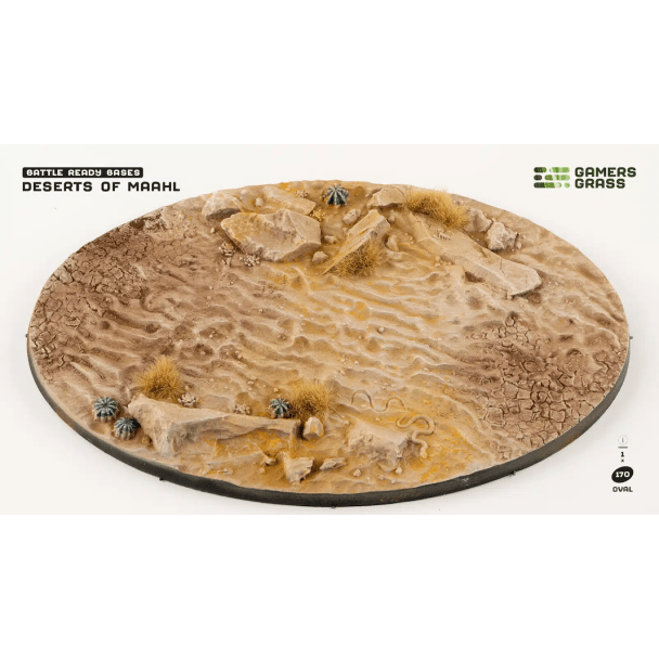 Gamers Grass Deserts of Maahl Oval 170mm (x1) - Loaded Dice