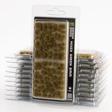 Gamers Grass Mixed Green 6mm Tufts (Small) - Loaded Dice