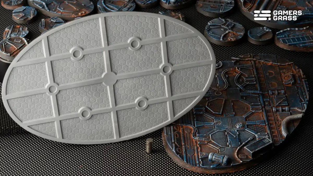 Gamers Grass Spaceship Corridor Oval Base - 170mm (x1) - Loaded Dice