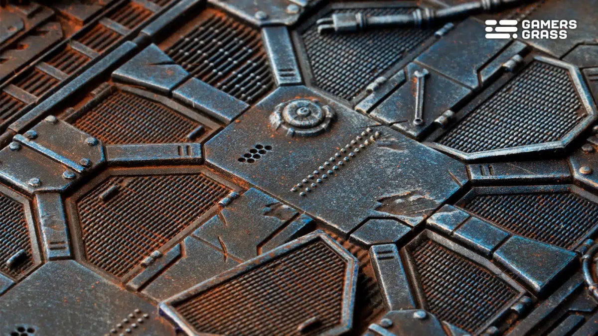 Gamers Grass Spaceship Corridor Oval Base - 170mm (x1) - Loaded Dice