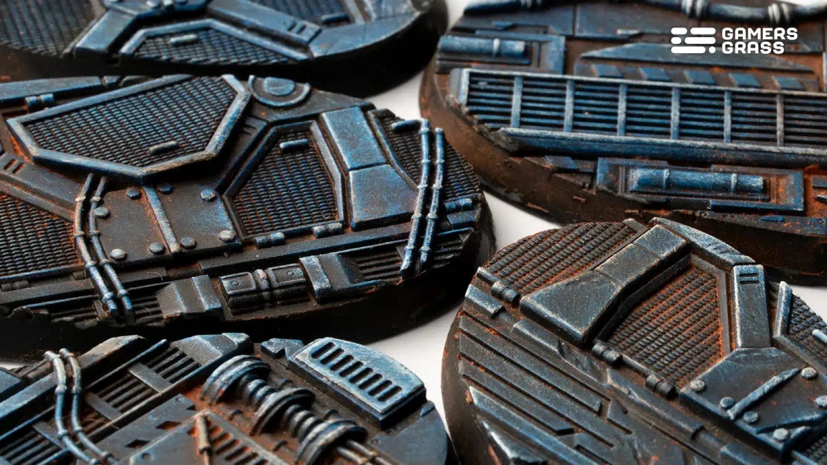 Gamers Grass Spaceship Corridor Oval Bases - 60mm (x4) - Loaded Dice