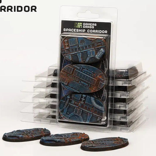 Gamers Grass Spaceship Corridor Oval Bases - 75mm (x3) - Loaded Dice
