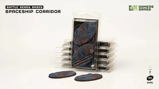 Gamers Grass Spaceship Corridor Oval Bases - 90mm (x2) - Loaded Dice