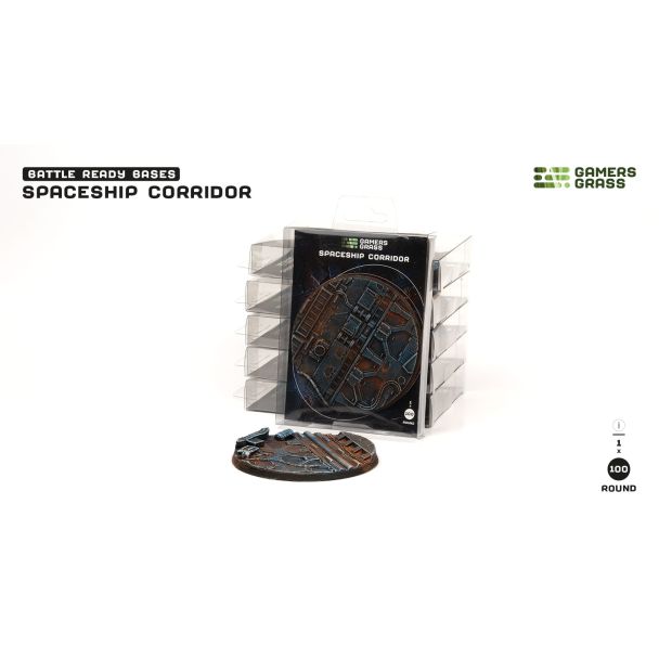 Gamers Grass Spaceship Corridor Round 100mm (x1) - Loaded Dice