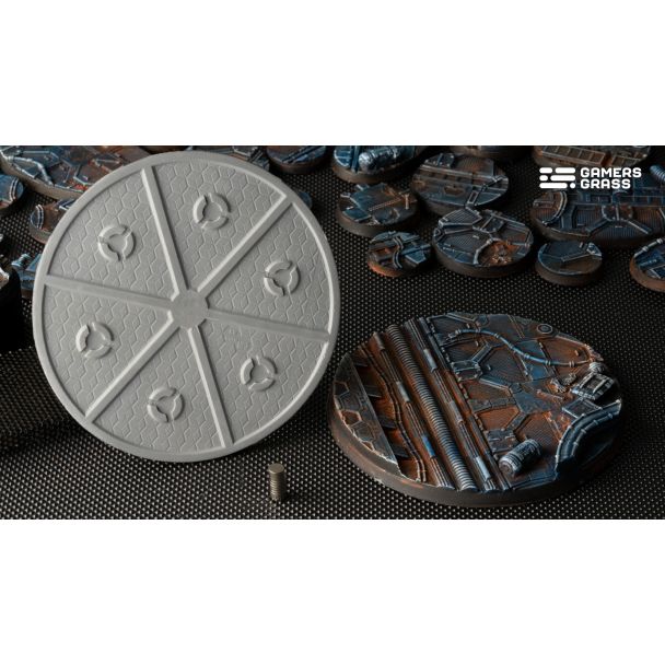 Gamers Grass Spaceship Corridor Round 100mm (x1) - Loaded Dice