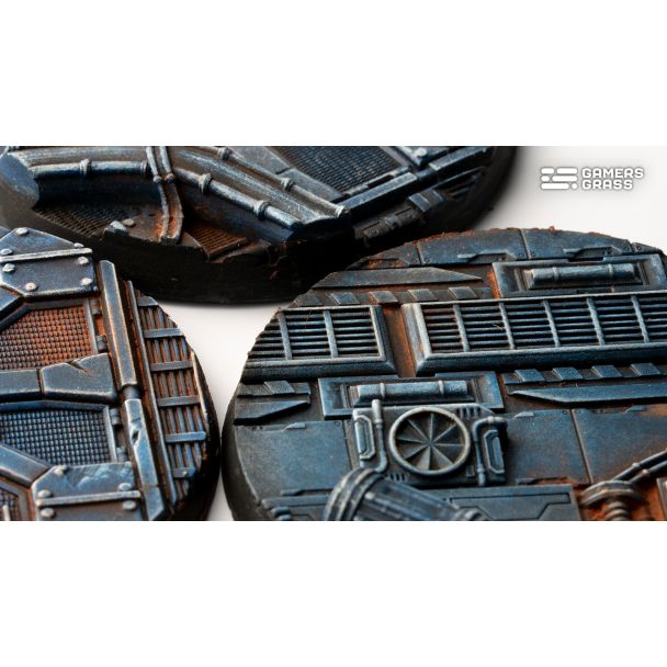 Gamers Grass Spaceship Corridor Round 60mm (x2) - Loaded Dice