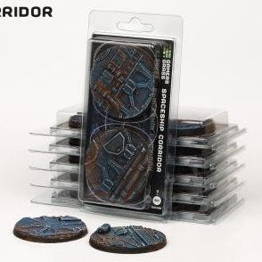 Gamers Grass Spaceship Corridor Round 60mm (x2) - Loaded Dice