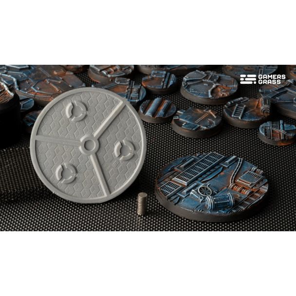 Gamers Grass Spaceship Corridor Round 60mm (x2) - Loaded Dice