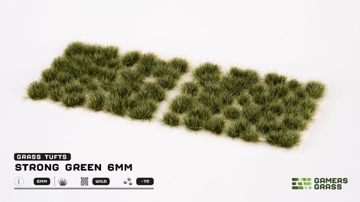 Gamers Grass Strong Green 6mm Tufts (Small) - Loaded Dice