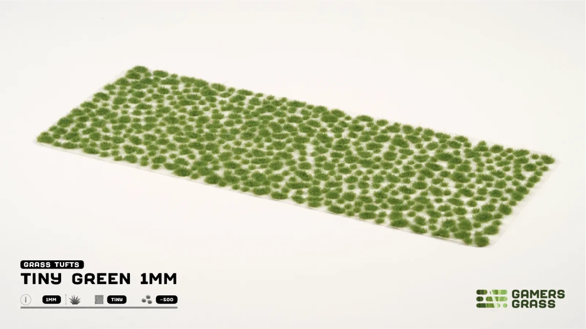 Gamers Grass Tiny Green 1mm - Loaded Dice