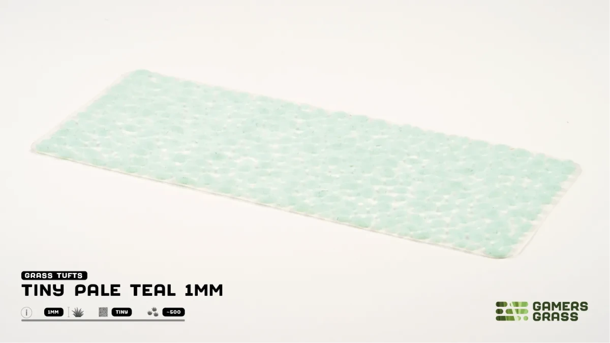 Gamers Grass Tiny Pale Teal 1mm