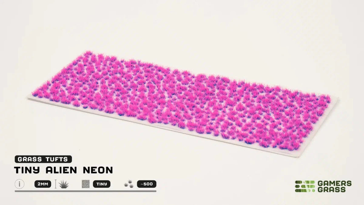 Gamers Grass Tiny Tufts - Alien Neon - Loaded Dice