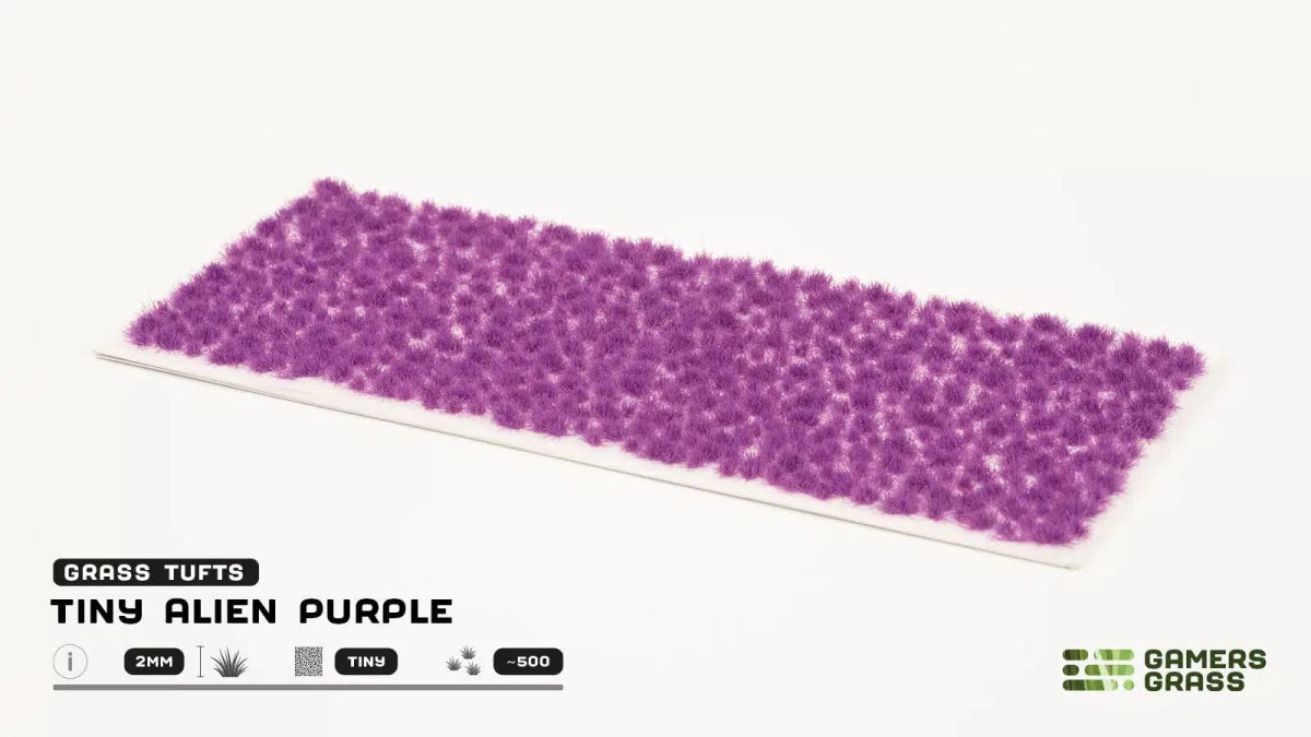 Gamers Grass Tiny Tufts - Alien Purple - Loaded Dice